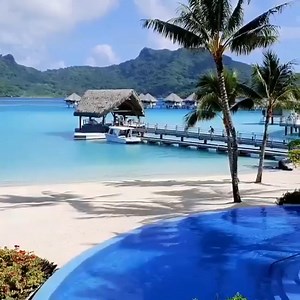 Gorgeous paradise living in Bora Bora 🌴💦☀️ 🎥 instagram.com/luxeadventure_travelcouple | Digital Traveling