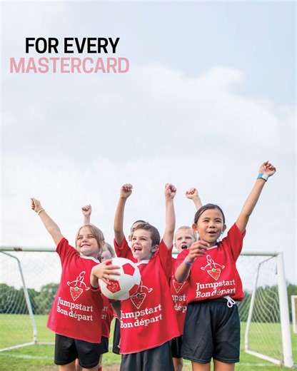 Help us raise up to $1 million for Jumpstart this June. For every Mastercard purchase at Canadian Tire, a 30¢ donation will go to Jumpstart, up to $1 million. Learn more at corp.canadiantire.ca/English/Mastercard-Page-2025 | Canadian Tire