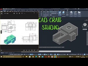 AUTOCAD 3D MODELING OF MECHANICAL PART FOR BEGINNERS STEP BY STEP