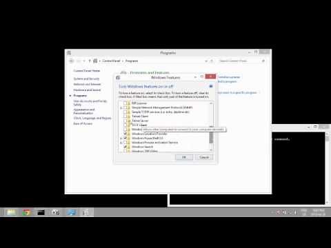How to Enable Telnet in Windows 8