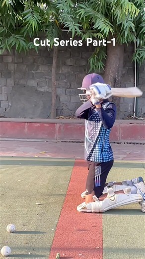 How to Play Cut Shot 😍 Cut Series 😍 #thetricc #cricketcoaching #cricketlover #viralvideo #trending