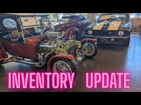 Inventory update, Classic cars for sale at Streetside Classic Cars Tampa Florida.