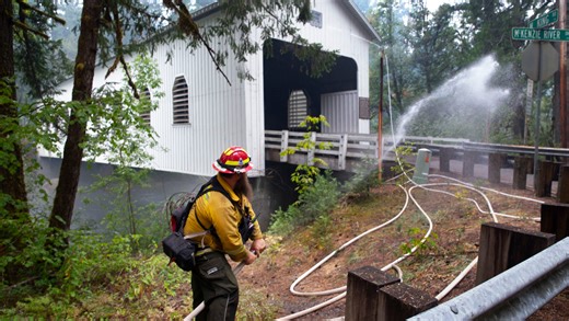 Oregon wildfires: Lookout, Bedrock fire updates and how to help wildfire evacuees