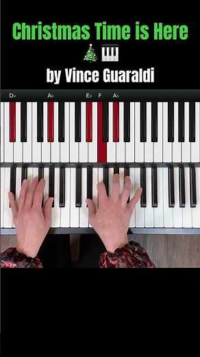 Christmas Time Is Here #shorts #pianomusic #sheetmusic #christmas #charliebrown #vinceguaraldi
