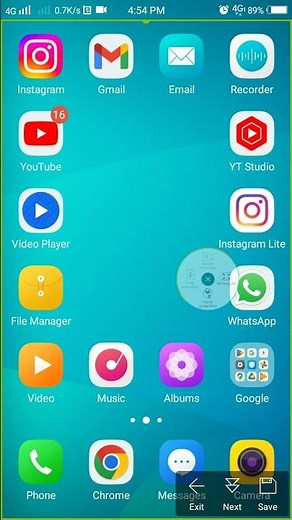 how to take a screenshot in Vivo 1610 (Y55S) and any other smartphone