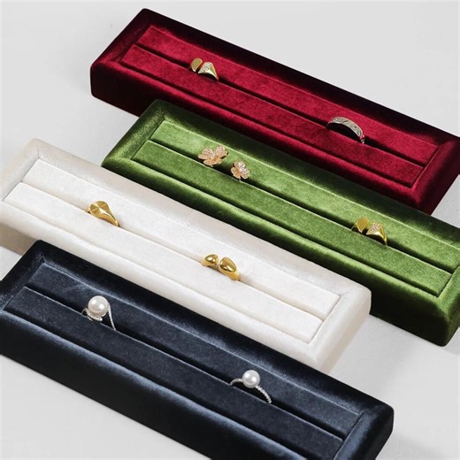 Velvet Ring Display Stand, Rustic Countertop Jewelry Bust for Retail & Home, Single Row Ring Storage Stand, Jewelry Display Stand - Etsy