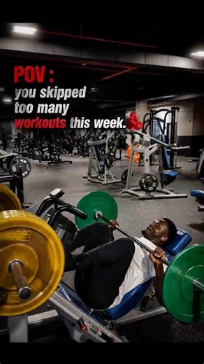 POV: You Skipped Too Many Workouts This Week 😭🏋🏾‍♂️
