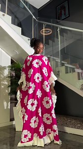 Adunni Kaftan with Big Scarf — One Size Fits All
