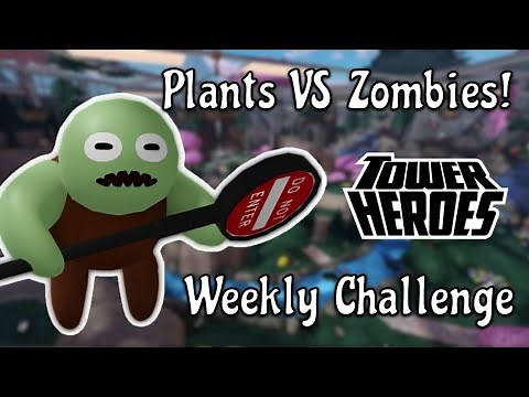 Plants VS Zombies! Weekly Challenge Guide in Roblox Tower Heroes (Halloween 2023 Update)