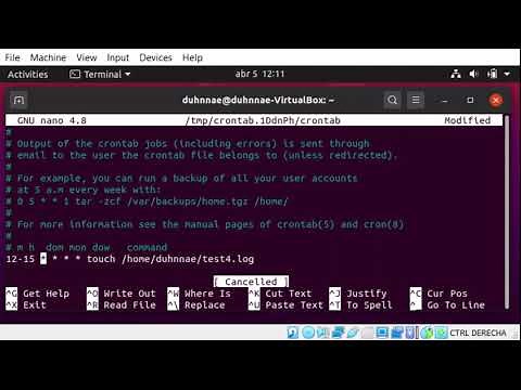 Crontab tutorial en español - Tutoriales ubuntu - Scripting