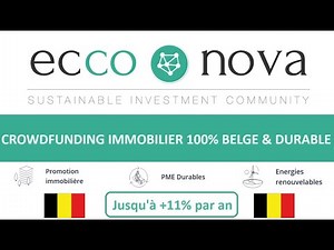 Ecco nova, le crowdfunding durable en Belgique : test, avis et présentation