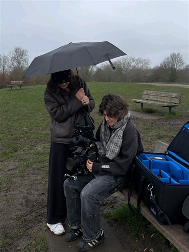 Navigating a Windy and Rainy Film Shoot in London