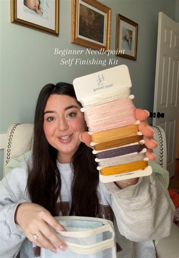 Beginner Needlepoint Self Finishing Kit