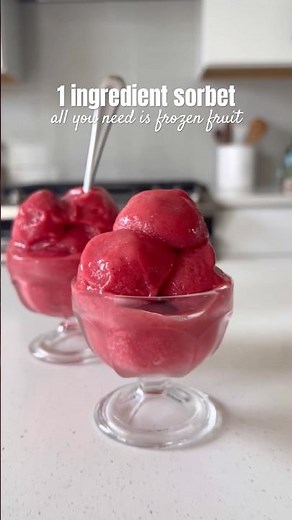 1 ingredient sorbet #shorts