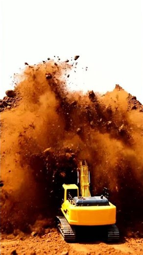 Epic Toy Excavator Digs Through HUGE Dirt Pile! 💥🚜