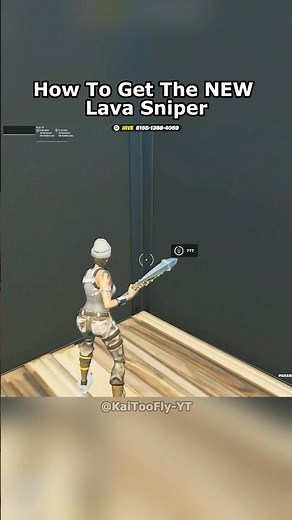 How To Get The NEW Lava Sniper In 1v1 With Every Gun 🤫 #fortnite #gaming #fortniteclips