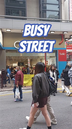 Road crossing at Shantung Street #hk #tourism