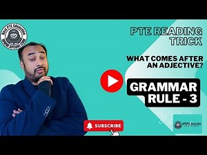 "Blank After an Adjective? Use a Noun! | PTE FIB Grammar Rule"