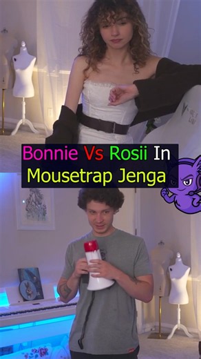 Bonnie Vs Rosii In Mousetrap Jenga #bonnie #rosii