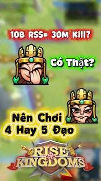 Bí mật của dân cày chay Săn Kills khủng mà không tốn tài nguyên / Rise of Kingdoms