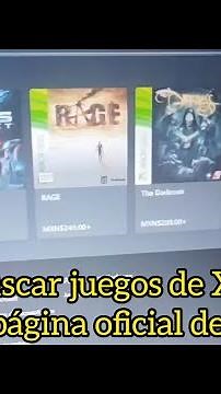 Cómo buscar juegos de 360 en la página de xbox para la xbox 360. 📺🎮 #xbox #xbox360 #juegos #games