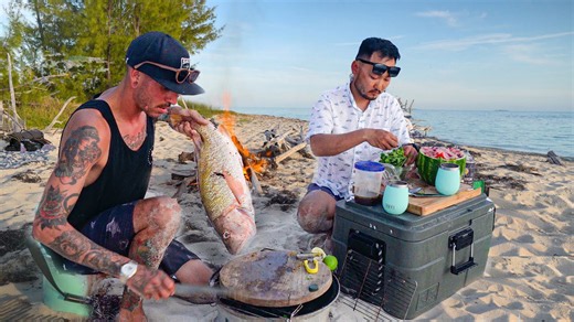 I cooked like a castaway in the Bahamas! 🌴