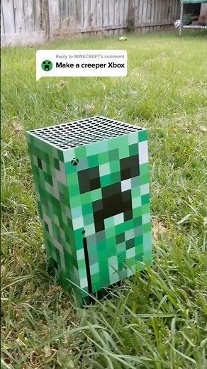 Creeper Xbox just dropped 🤯 #xboxseriesx #minecraft