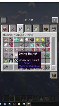 HOW TO CREATE AQUARIUMS WITH FISH FROM THE HYBRID AQUATIC MOD IN MINECRAFT