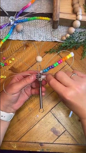 Create a DIY Beaded Dragonfly Whisk in Minutes | Crafts | Kids