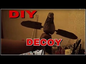 How to make a electric motion dove decoy DIY!!