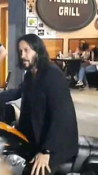 Keanu Reeves and the love for motorcycles.