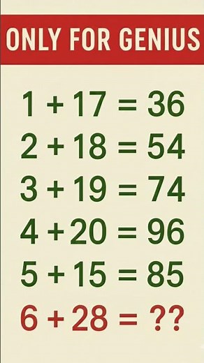 Simple Math Quiz Puzzle | Can You Solve It? 🤔 | Brain Teaser Challenge