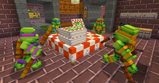 Minecraft Adds New Teenage Mutant Ninja Turtles DLC