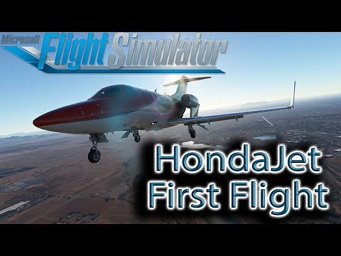 Microsoft Flight Simulator | HondaJet | First Flight