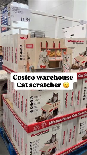 59 reactions | Spotted the Costco warehouse cat scratcher at my Costco finally!! How adorable is this?!?! It has its food court, membership and even free samples booth!!! Only $11.99. Send this to a cat lover that would love this and follow for more Costco finds. 殺 #costco #costconew #costcofinds #cat #catscratcher #warehouse #cats | Costconewdeals | Facebook