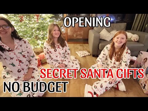 OPENING NO BUDGET SECRET SANTA PRESENTS | CHRISTMAS EVE SPECIAL 2024