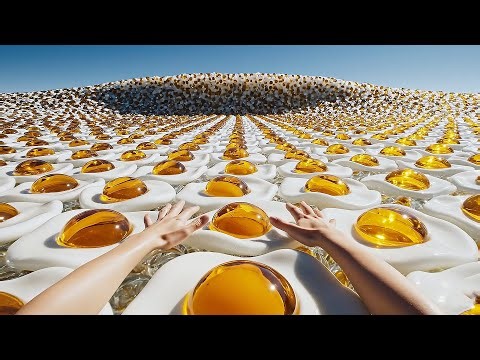 Which Crazy Alien Egg Ocean Would You Pop? 🥚👽 | Oddly Satisfying Cinematic AI ASMR