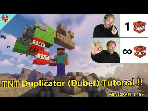 How to Get Infinite TNT - TNT Duplicator Tutorial (Tnt Duper) - Minecraft Java 1.15