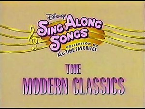 Disney Sing Along Songs The Modern Classics Logo (2002)