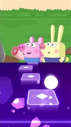 Pigs Animation | Funny Moment | Tiles Hop Style #tileshop #peppapig