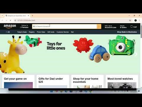 🛒 Amazon Clone Using HTML, CSS & JavaScript | E-commerce Website UI Design + Source Code (GitHub)