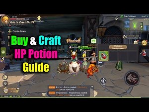 Dragon Nest 2 Evolution Buy & Craft Potion HP Guide