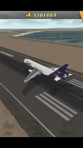 FedEx Cargo MD-11 Landing 🛬🔥 #shorts #gameshorts