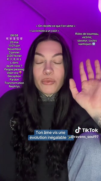 Ton âme vis une évolution inégalable ✨ - Ton Soulcast qui mêle numerologie, astrologie et human design 👉 En lien dans ma bio 🔗 Code promo: RAVEN888 @holisticreading ✨