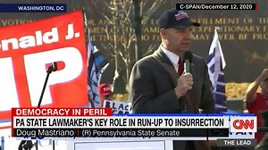 CNN's Sara Murray reports on how Pennsylvania state Sen. Doug Mastriano went out of his way to help advance former President Donald Trump's election lies. | CNN