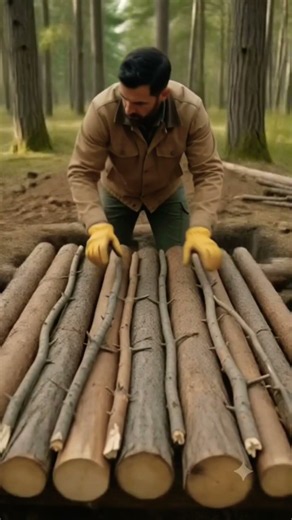 My EPIC Off-Grid Log Cabin Project: A Moss-Roofed Dugout Tour! #offgrid #bushcraft #survival