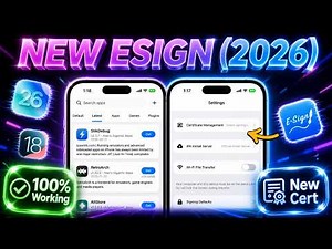 NEW Esign iOS Guide 2026 | Latest Method to Install IPA Files No PC
