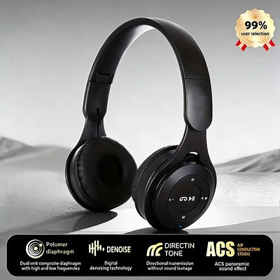 Wireless Bluetooth Headphones with Noise Cancelling Over-Ear Stereo Earphones UK  | eBay UK