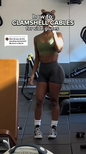 Effective Cable Clamshell Exercise for Side Glutes | Side Glute Workout