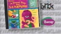 Barney's A Great Day for Learning Promo